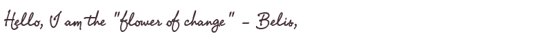Greetings from Belis