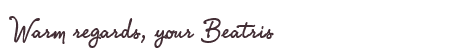 Greetings from Beatris