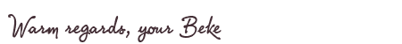 Greetings from Beke