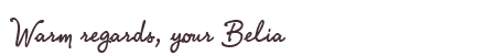 Greetings from Belia