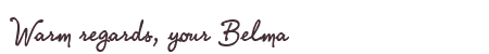 Greetings from Belma