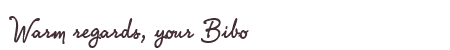 Greetings from Bibo