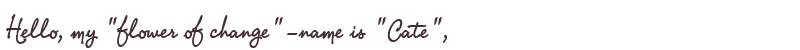 Welcome to Cate