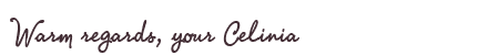 Greetings from Celinia