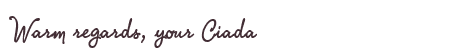 Greetings from Ciada