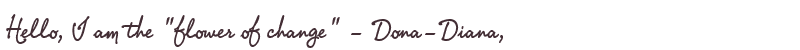 Welcome to Dona-Diana