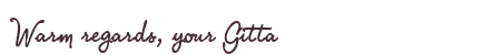Greetings from Gitta