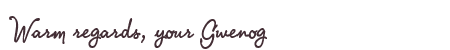 Greetings from Gwenog
