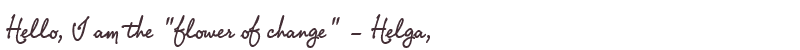 Greetings from Helga