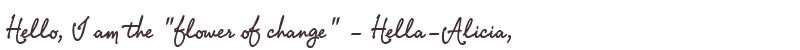 Welcome to Hella-Alicia
