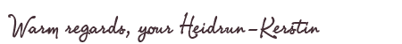 Greetings from Heidrun-Kerstin