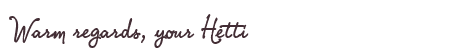 Greetings from Hetti