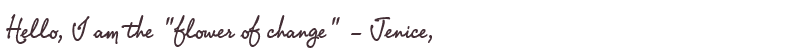 Welcome to Jenice