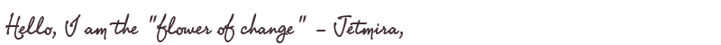 Greetings from Jetmira