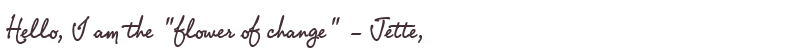 Greetings from Jette