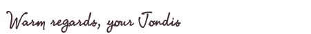 Greetings from Jondis