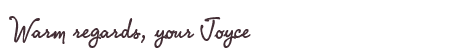Greetings from Joyce