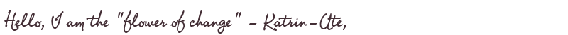 Welcome to Katrin-Ute
