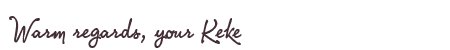 Greetings from Keke