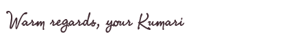 Greetings from Kumari
