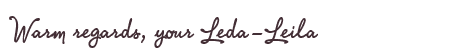 Greetings from Leda-Leila