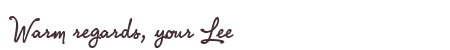 Greetings from Lee