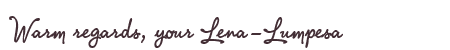 Greetings from Lena-Lumpesa