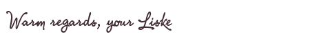 Greetings from Liske