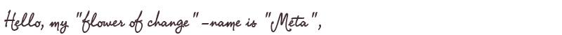 Welcome to Meta