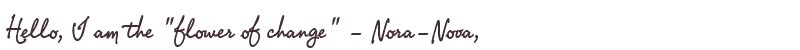 Welcome to Nora-Nova