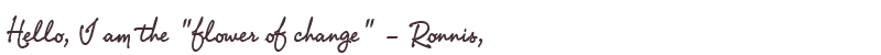 Welcome to Ronnis