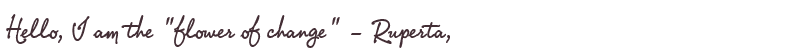 Welcome to Ruperta