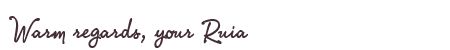 Greetings from Ruia