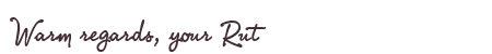 Greetings from Rut