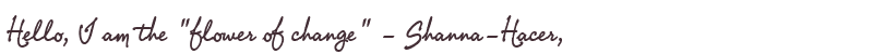Welcome to Shanna-Hacer