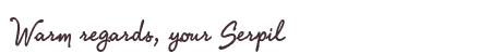 Greetings from Serpil