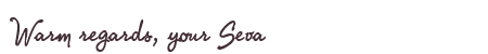 Greetings from Seva