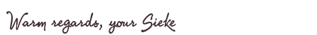 Greetings from Sieke