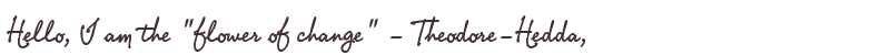 Welcome to Theodore-Hedda