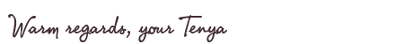 Greetings from Tenya