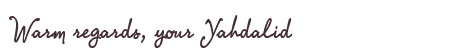 Greetings from Yahdalid
